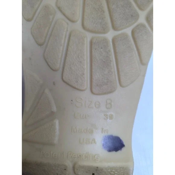 Sloggers Womens Red Waterproof Garden Clogs Shoes Slip On Sz8 Granola Gorpcore - Picture 6 of 6